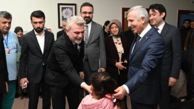 Büyükşehir Belediye Başkanı Fırat Görgel, Vali Mükerrem Ünlüer ve şehir