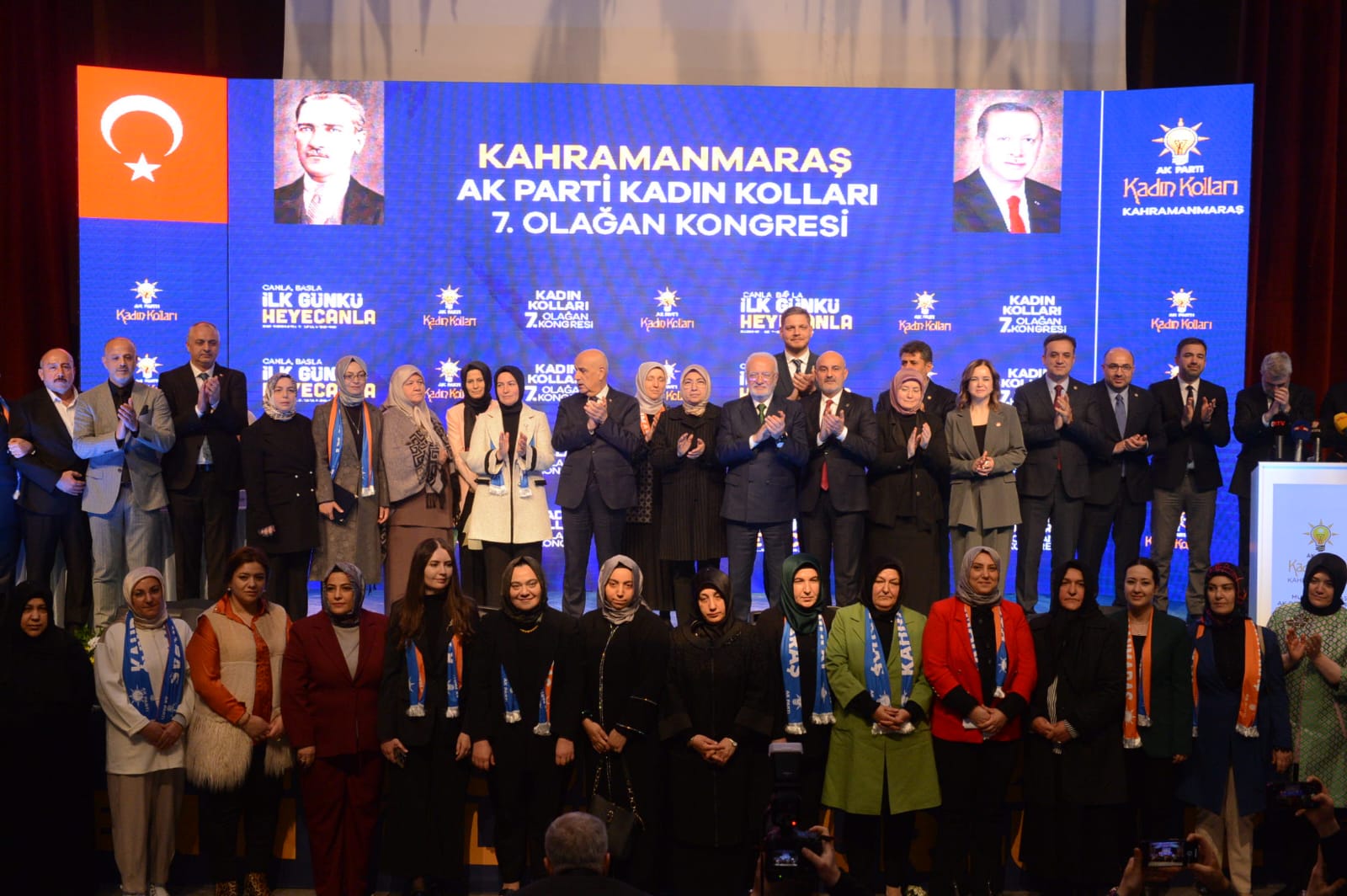 Kahramanmaraş’ta AK Parti Kadın Kolları 7. Olağan Kongresi Gerçekleşti