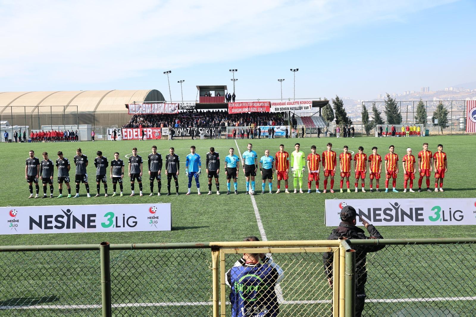 Nesine.com 3. Lig 4. Grup’ta mücadele eden Akedaş Kahramanmaraş İstiklalspor,
