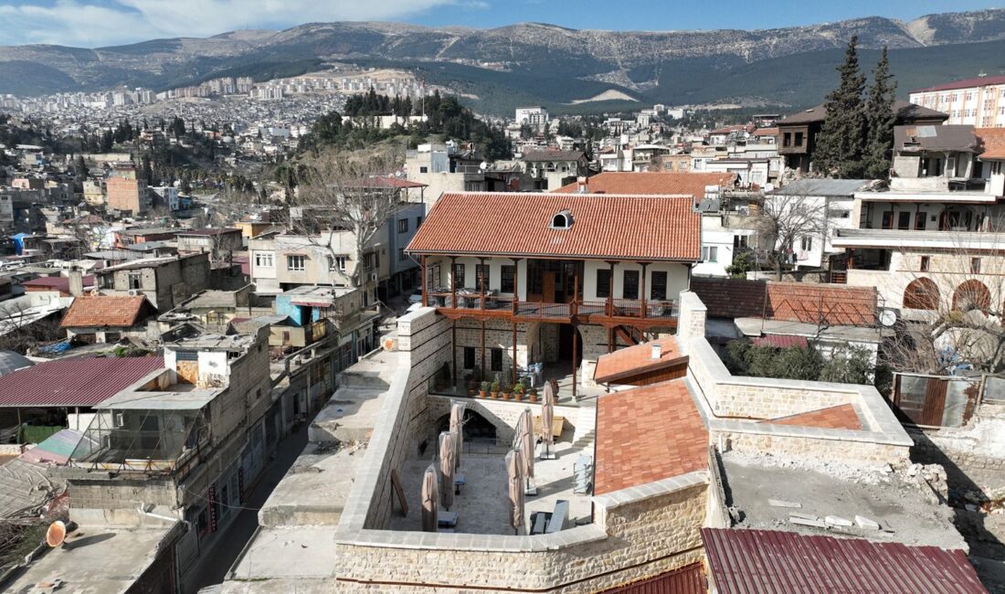 Büyükşehir Belediyesi, tarihi Arslanbey Konağı’nda restorasyon uygulamalarında sona gelirken eş