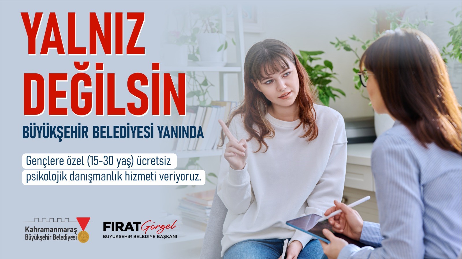 Kahramanmaraş Büyükşehir Belediyesi, 15 – 30 yaş aralığındaki gençlere yönelik