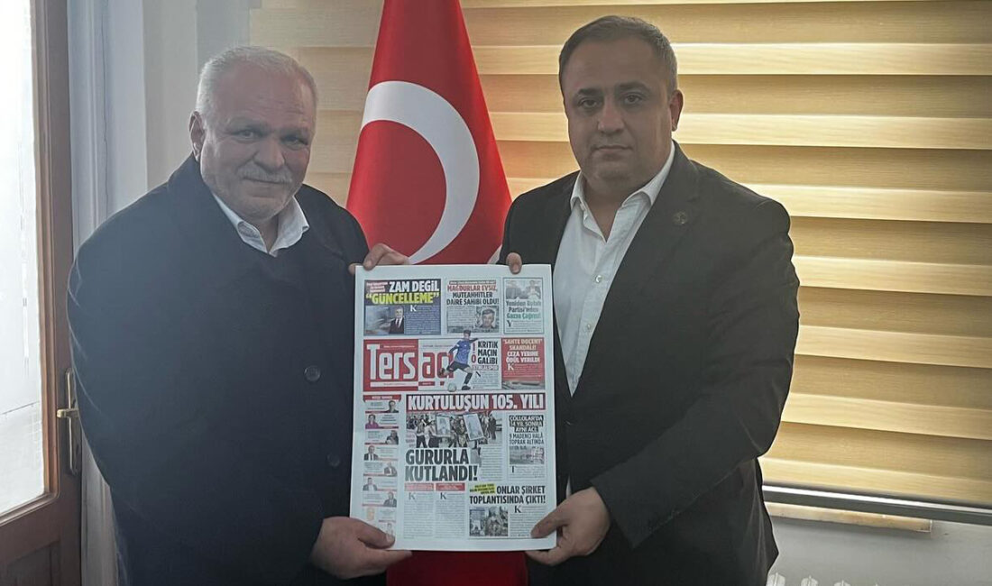 Kahramanmaraş’ta yayın hayatına başlayan Ters Açı Gazetesi imtiyaz sahibi Yaşar