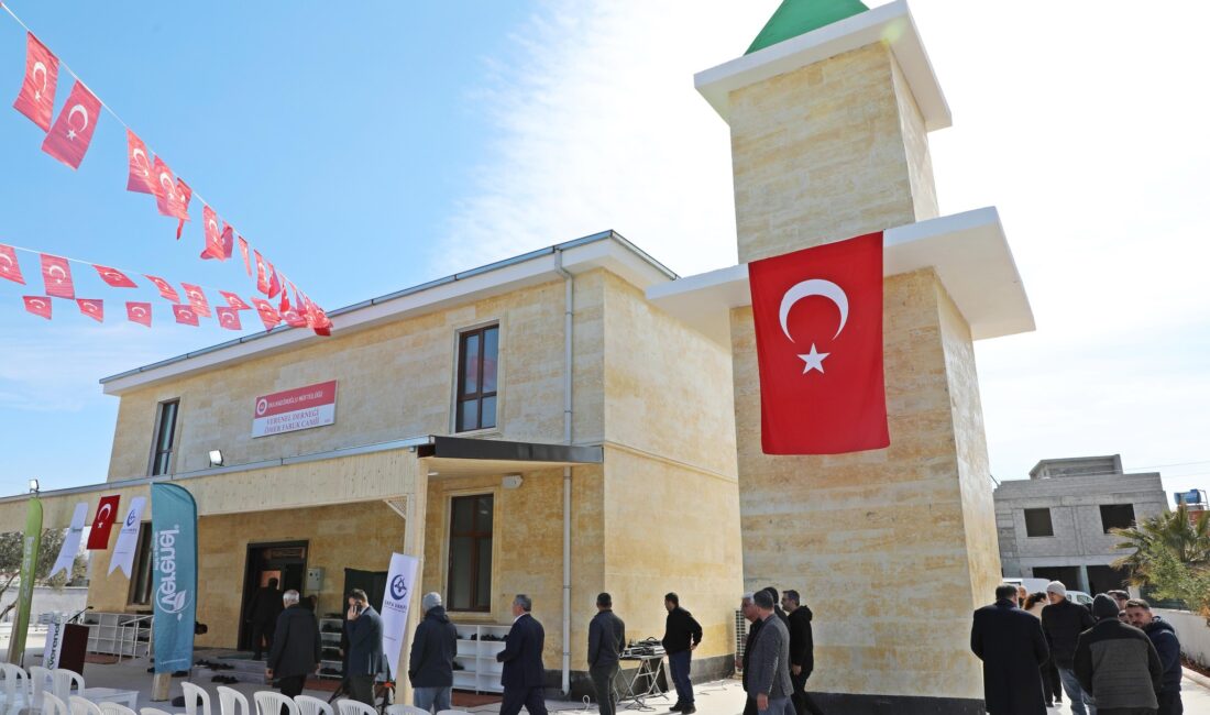 Kahramanmaraş’ın Dulkadiroğlu ilçesi Erkenez Mahallesi'nde yapımı tamamlanan Verenel Derneği Ömer