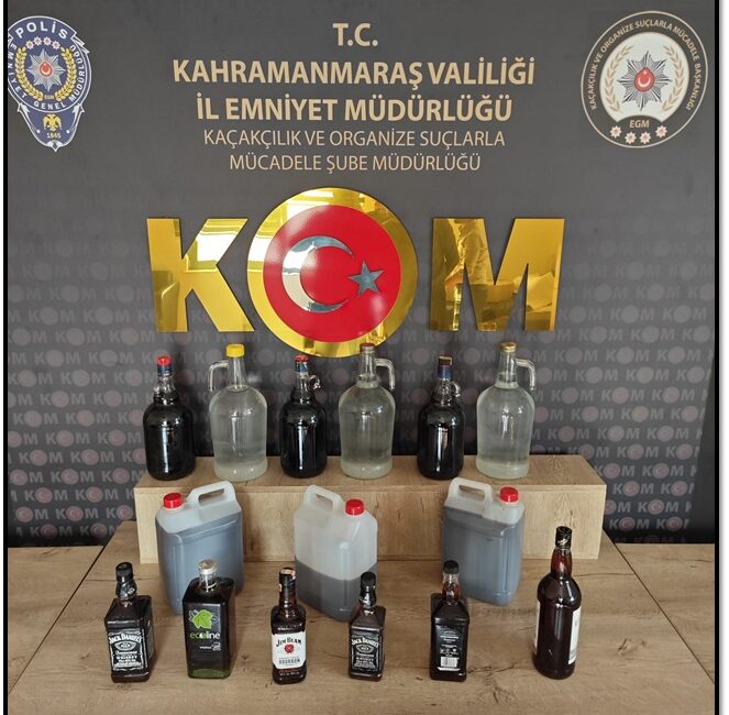 Kahramanmaraş İl Emniyet Müdürlüğü Kaçakçılık ve Organize Suçlarla Mücadele Şube