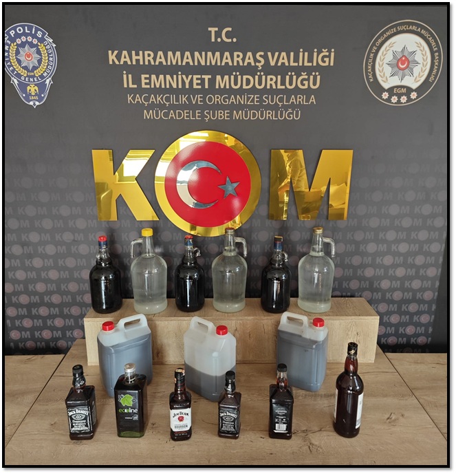 Kahramanmaraş İl Emniyet Müdürlüğü Kaçakçılık ve Organize Suçlarla Mücadele Şube