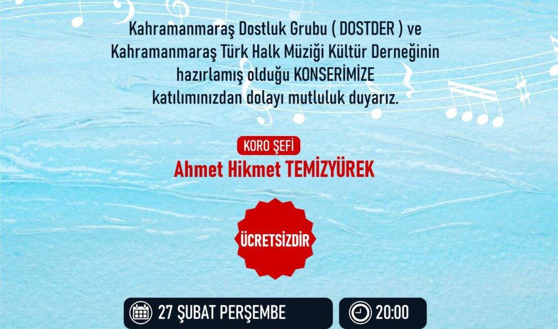 Büyükşehir Belediyesi, Kahramanmaraş Dostluk Grubu ve Kahramanmaraş Türk Halk Müziği