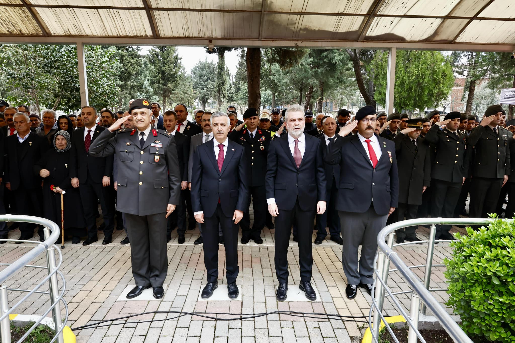 Kahramanmaraş'ta, 18 Mart Çanakkale Zaferi'nin 110. yıl dönümü ve Şehitleri