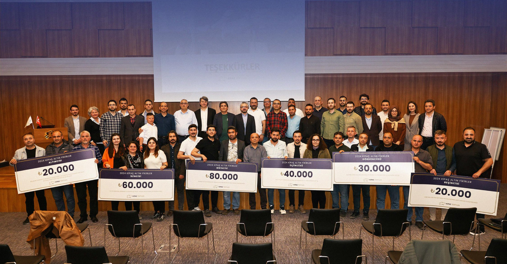 Kipaş Tekstil, çalışanlarının yaratıcılıklarını ve verimliliğe yönelik katkılarını ödüllendirmek amacıyla