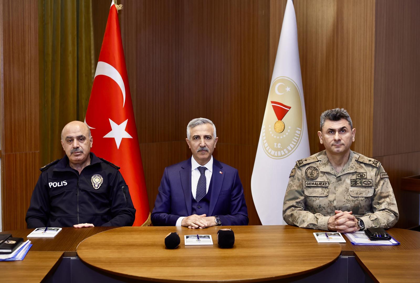 Kahramanmaraş Valisi Mükerrem Ünlüer başkanlığında gerçekleştirilen Güvenlik Bilgilendirme Toplantısı’nda, şubat