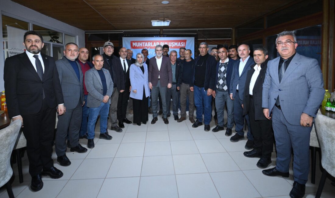 Nurhak’ta muhtarlarla bir araya gelen Başkan Görgel, “Nurhak’ı her alanda