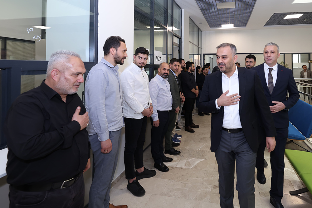 Onikişubat Belediye Başkanı Hanifi Toptaş, bayram tatili öncesinde belediye personeliyle