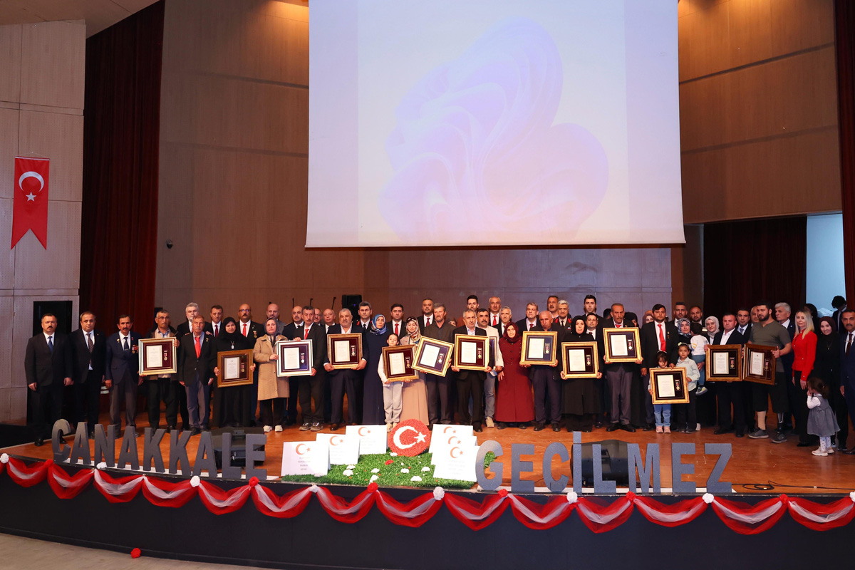 Kahramanmaraş'ta 18 Mart Çanakkale Zaferi ve Şehitleri Anma Programı kapsamında