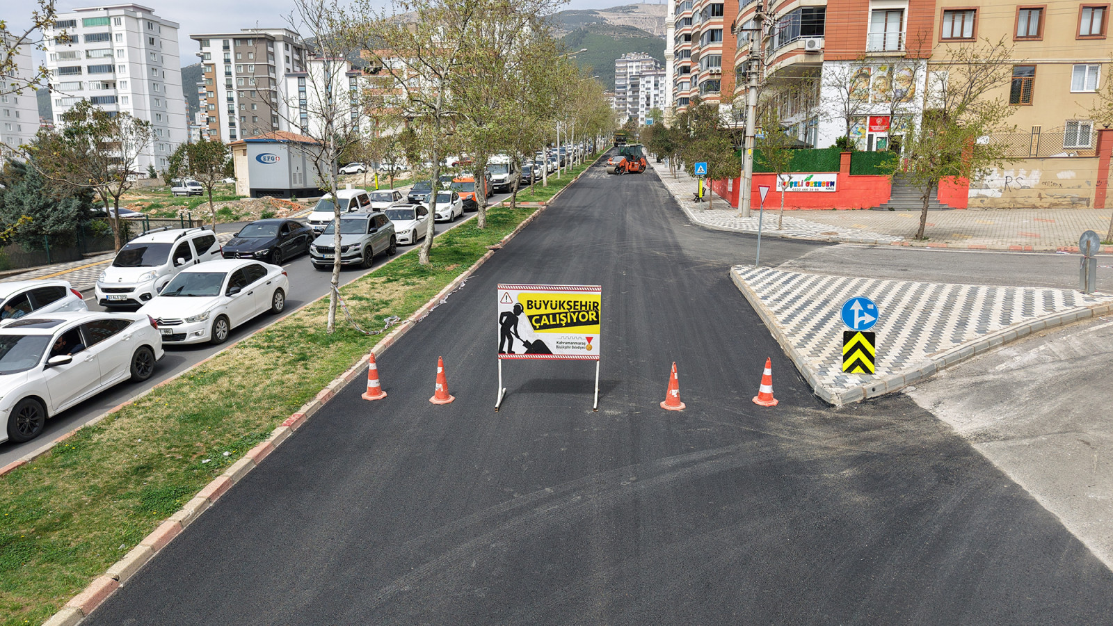 Büyükşehir Belediyesi, Onikişubat Şehit Abdullah Çavuş Mahallesi’nde yer alan ve