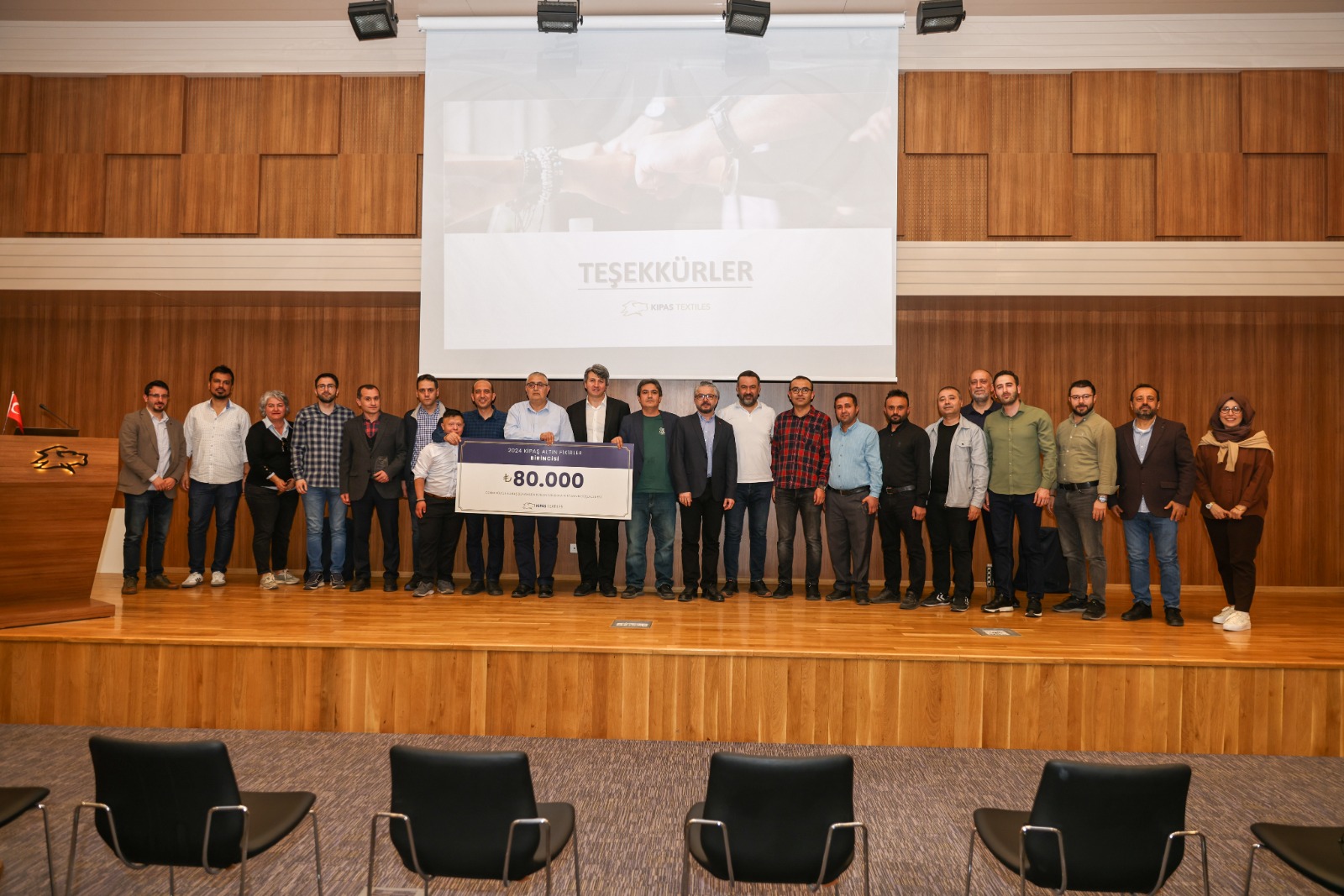 Kipaş Tekstil, çalışanlarının yenilikçi projelerini ödüllendirdiği Altın Fikirler Ödül Törenini