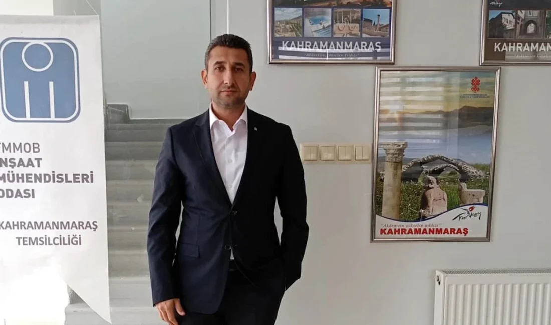 Kahramanmaraş İnşaat Mühendisleri Odası Başkanı Uygar Gündeşli, depreme dayanıklı şehirler