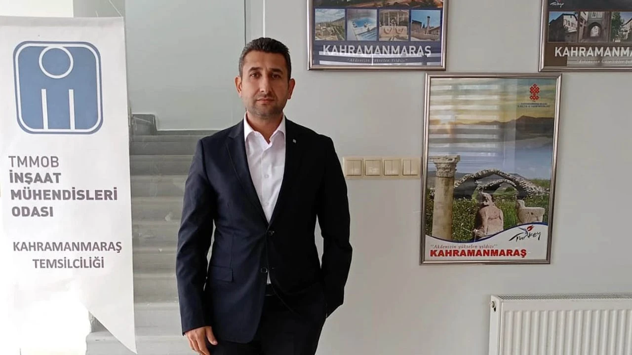 Kahramanmaraş İnşaat Mühendisleri Odası Başkanı Uygar Gündeşli, depreme dayanıklı şehirler