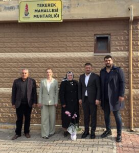MHP Onikişubat İlçe Başkanı Ömer Emrah Satıcı ve beraberindeki heyet,