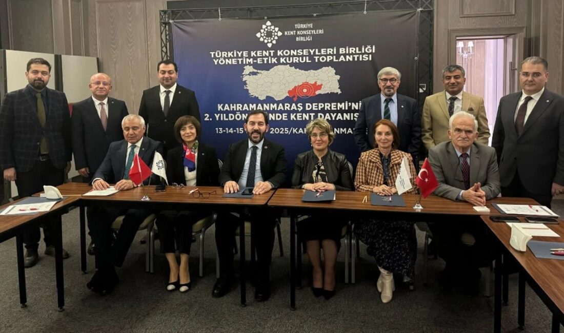 Kahramanmaraş, Türkiye Kent Konseyleri Birliği'nin (TKKB) önemli bir toplantısına ev