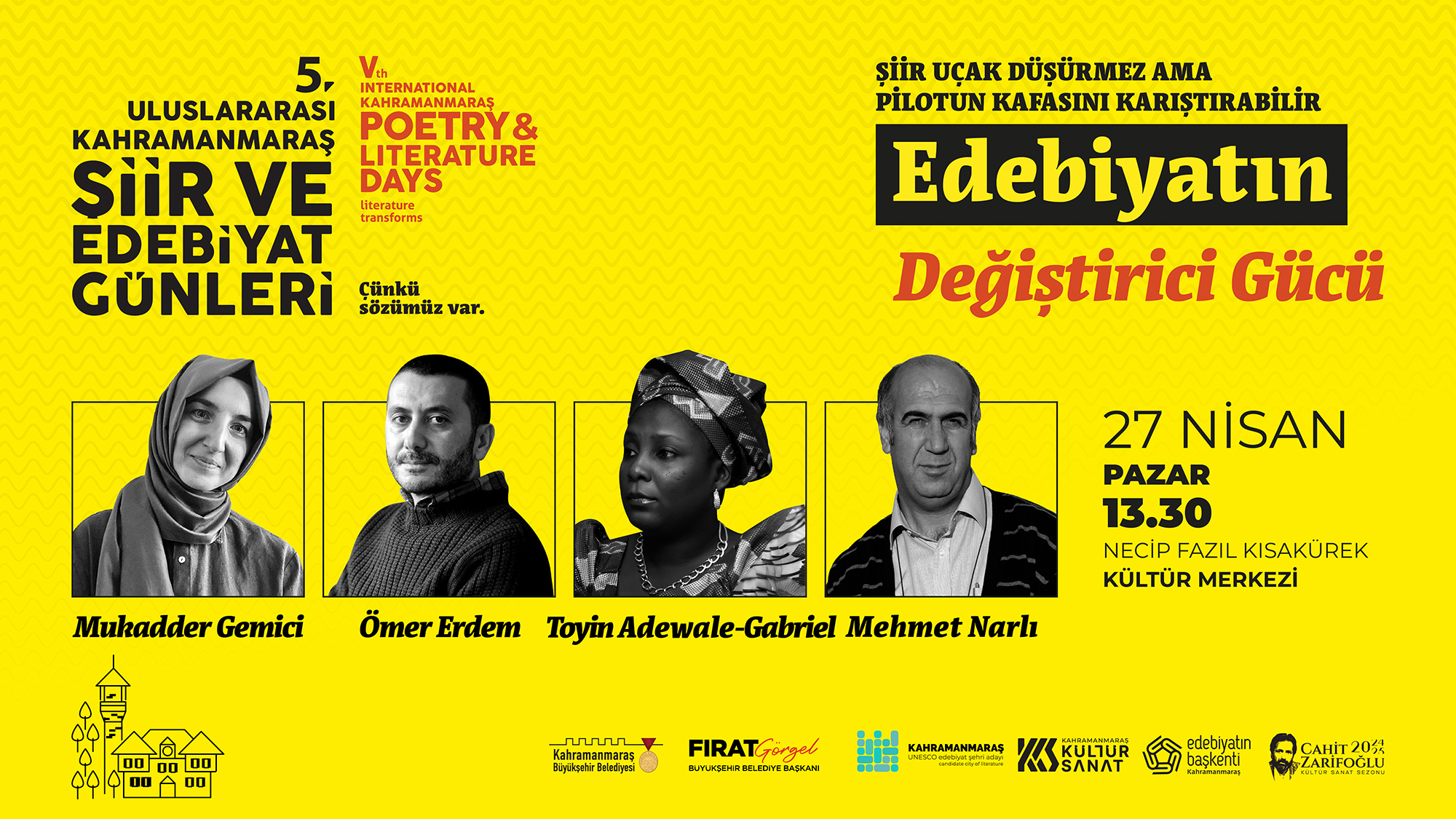 Büyükşehir Belediyesi tarafından bu yıl 5’incisi düzenlenecek Uluslararası Şiir ve