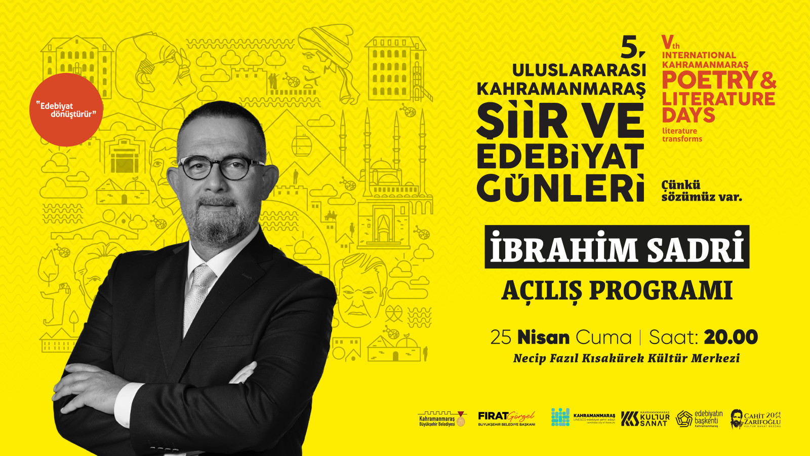 Büyükşehir Belediyesi tarafından bu yıl 5’incisi gerçekleştirilen Uluslararası Şiir ve