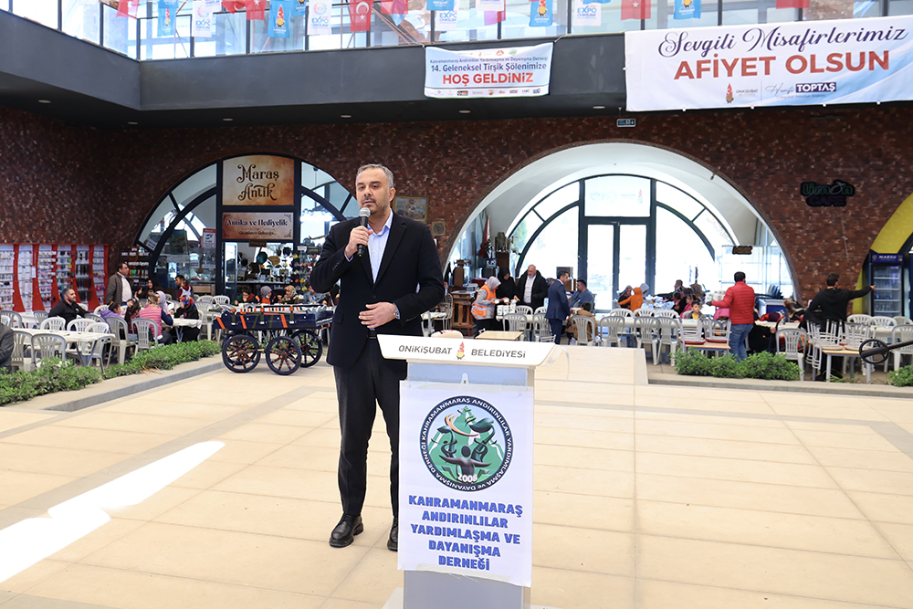 Andırınlılar Yardımlaşma ve Dayanışma Derneği’nin düzenlediği 14. Geleneksel Tirşik Şöleni,
