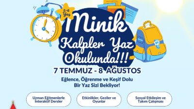 Onikişubat Belediyesi, 5-6 yaş arası çocuklara yönelik hazırladığı “Minik Kalpler