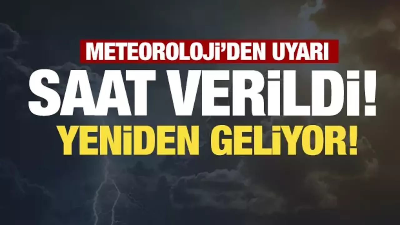 Meteoroloji yetkilileri, Kahramanmaraş'ın Elbistan, Göksun, Nurhak, Onikişubat, Pazarcık ve Türkoğlu