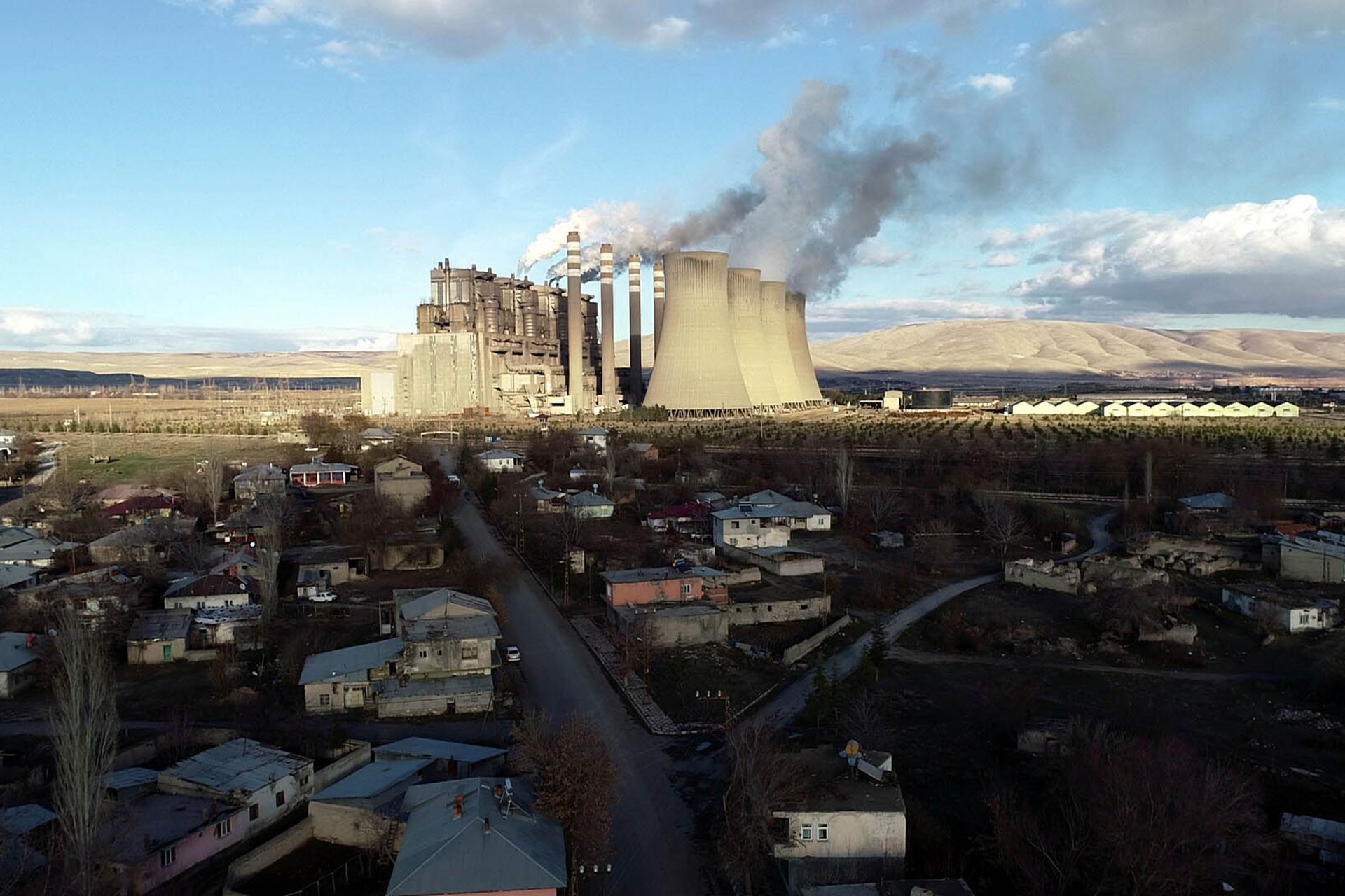 Kahramanmaraş’ın Afşin-Elbistan bölgesindeki kömür üretim sahasında görev yapan bir güvenlik