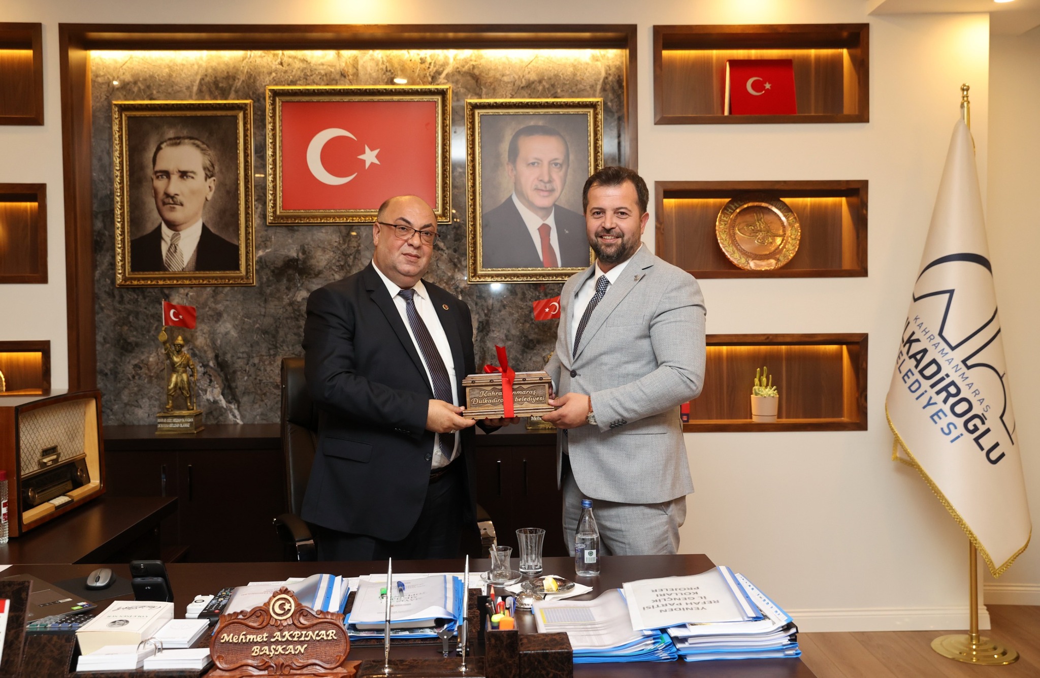 Kahramanmaraş'ın Dulkadiroğlu ilçesinde, Yeniden Refah Partisi Genel Merkez Teşkilat Başkan