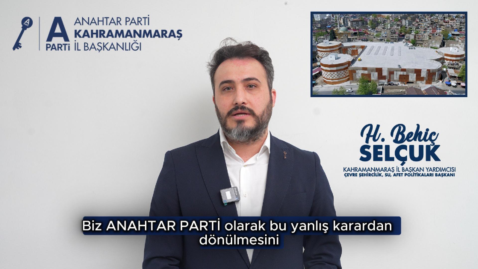 Kahramanmaraş’ın ticaretinin kalbi olarak kabul edilen Arasa Otoparkı’nın yıkılarak yerine