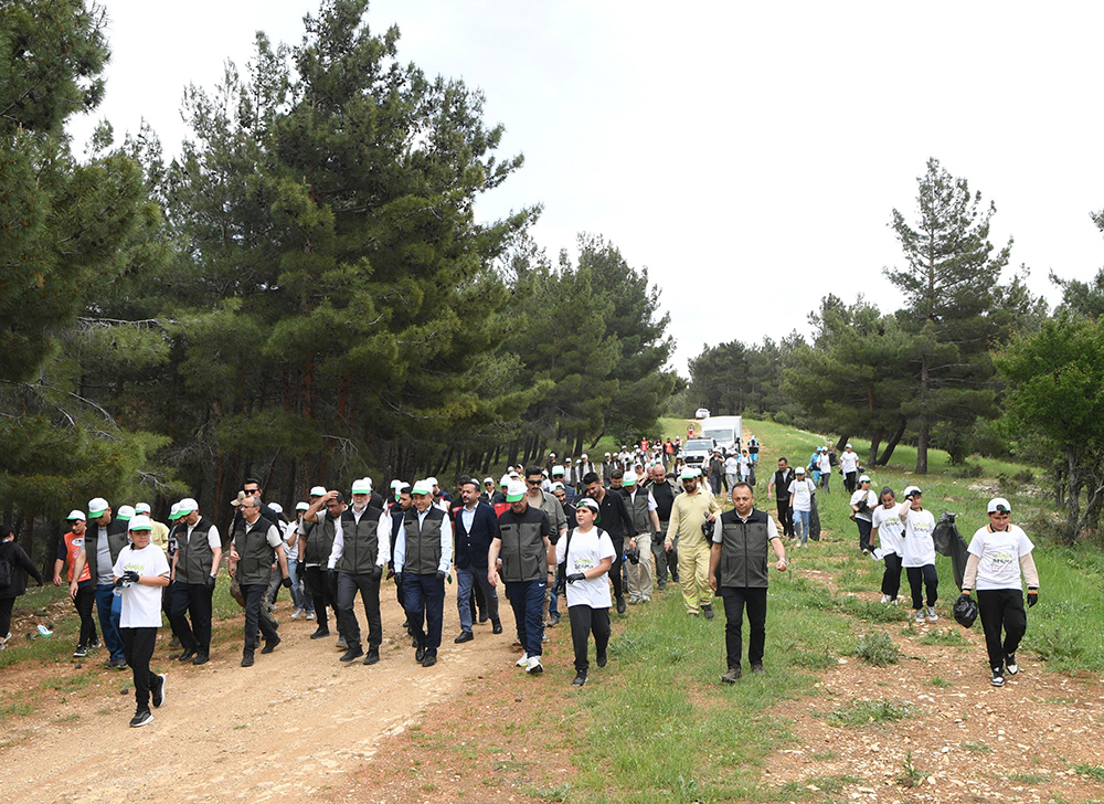 Kahramanmaraş Millet Ormanı’nda düzenlenen farkındalık etkinliğine katılan Başkan Görgel, “Doğal