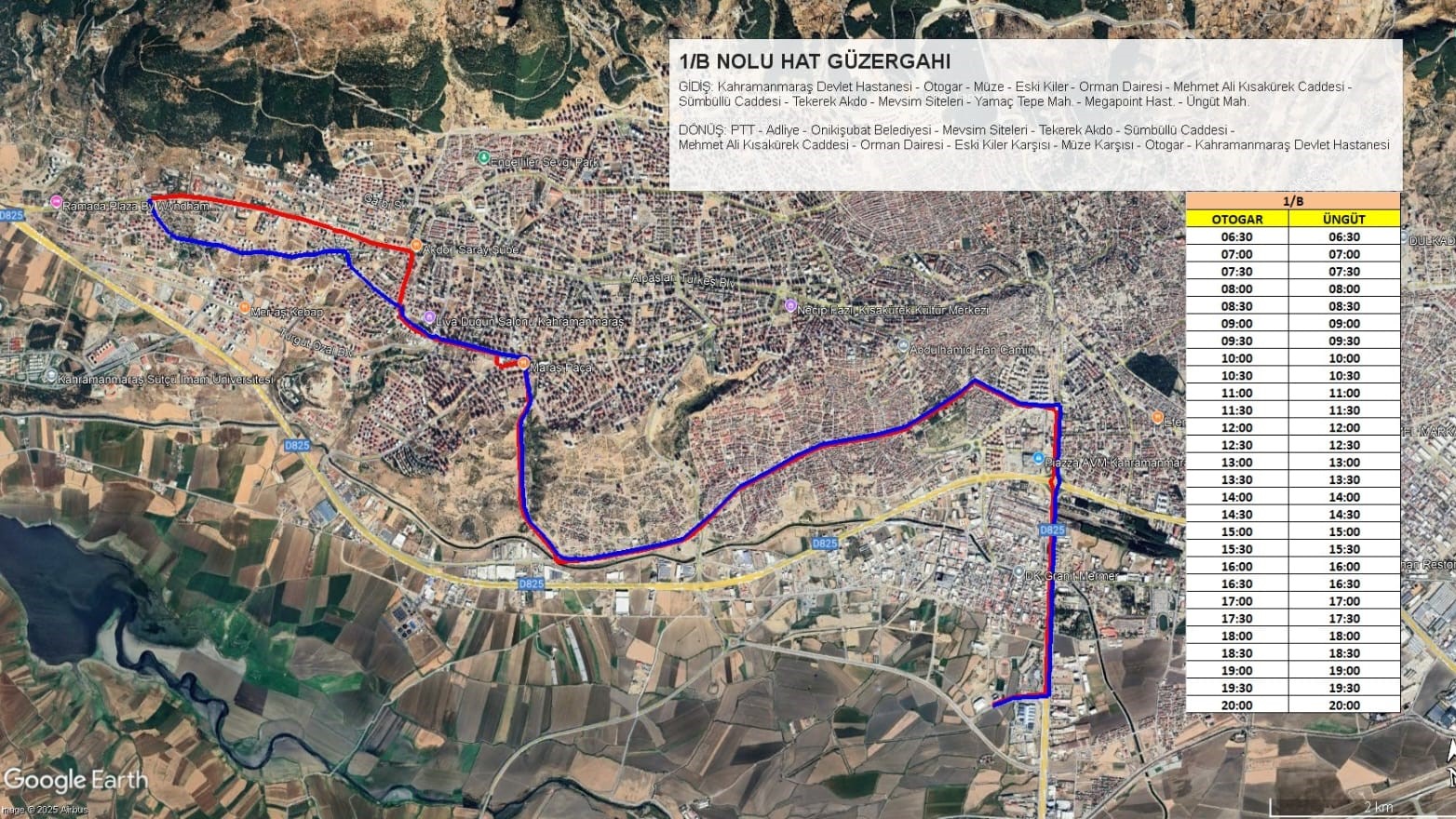 Büyükşehir Belediyesi, Onikişubat Üngüt Mahallesi’nden Kahramanmaraş Devlet Hastanesi’ne ulaşım sağlayacak