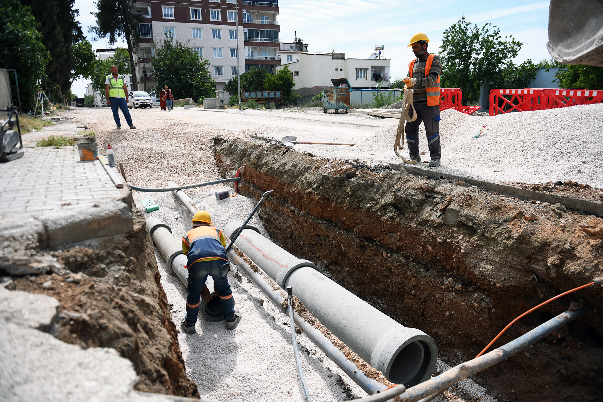 KASKİ Genel Müdürlüğü koordinesinde Pazarcık’ta 4 mahalleye 720 Milyon TL’lik