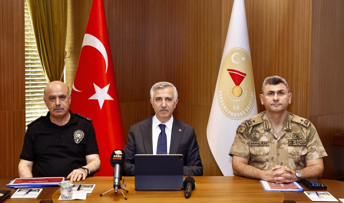 Kahramanmaraş Valisi Mükerrem Ünlüer, il genelinde 2025 yılı Nisan ayında