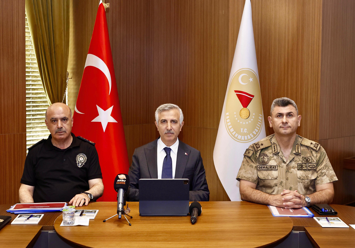 Kahramanmaraş Valisi Mükerrem Ünlüer, il genelinde 2025 yılı Nisan ayında