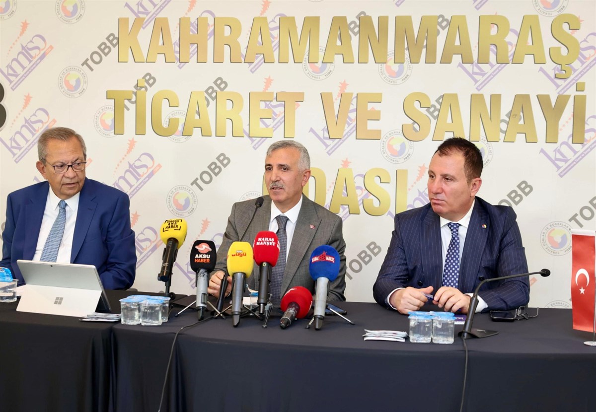 Kahramanmaraş Valisi Mükerrem Ünlüer, Kahramanmaraş Ticaret ve Sanayi Odası (KMTSO)