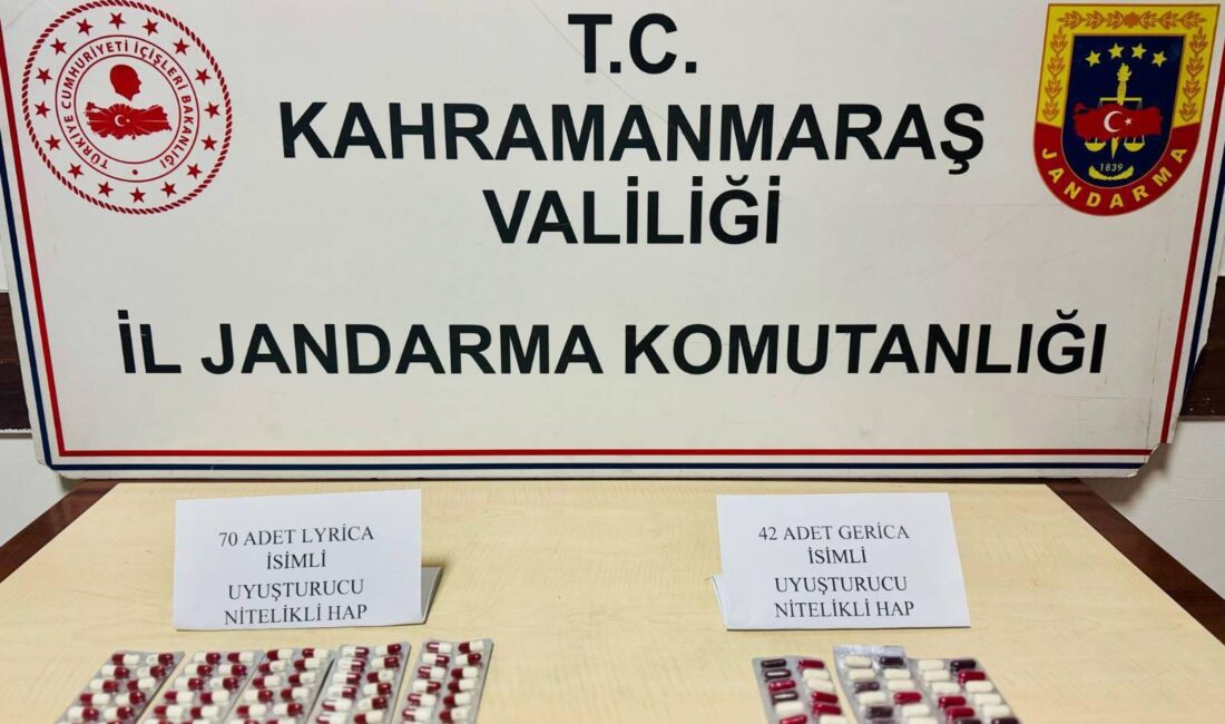 Kahramanmaraş İl Jandarma Komutanlığı ekipleri, Onikişubat ilçesinde gerçekleştirdikleri başarılı bir