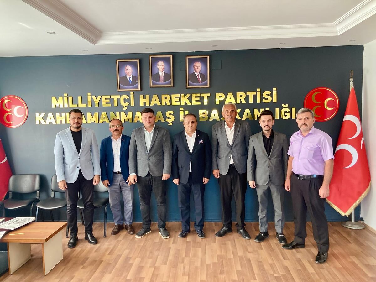 Milliyetçi Hareket Partisi (MHP) Andırın İlçe Başkanı Ali Keleş ve