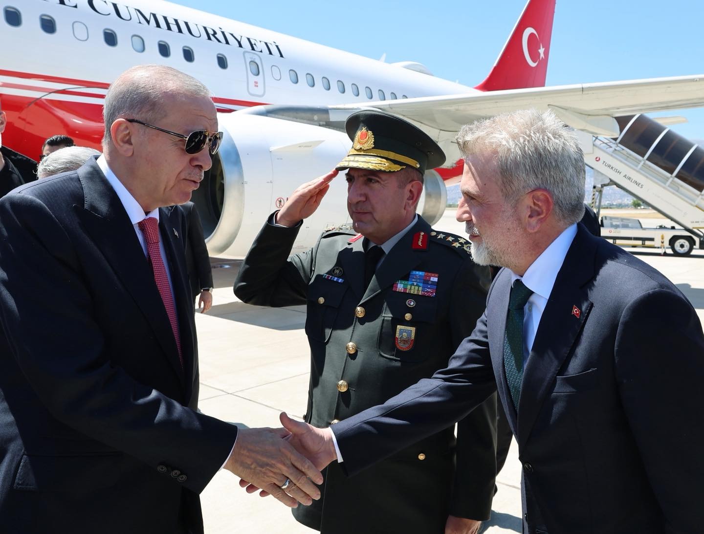 Türkiye Cumhuriyeti Cumhurbaşkanı Recep Tayyip Erdoğan ve Azerbaycan Cumhurbaşkanı İlham