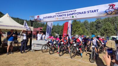 Kahramanmaraş’ın doğal güzellikleriyle ünlü Başkonuş Yaylası, 23 Ağustos 2025’te bisiklet