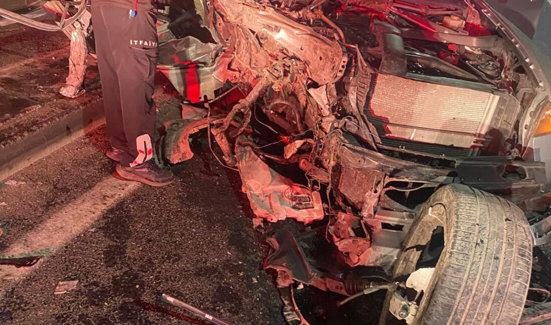 Kahramanmaraş'ta, Göksun yolu üzerinde bulunan Cahit Zarifoğlu Tüneli'nde korkunç bir