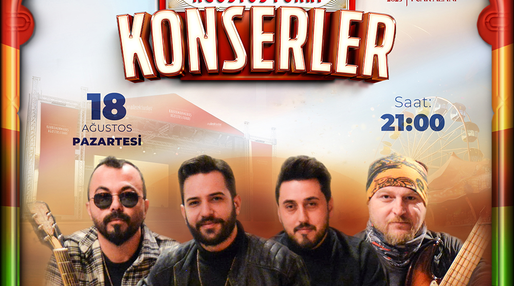 Geleneksel Ağustos Fuarı’nda müzik şöleni 18 Ağustos Pazartesi akşamı da