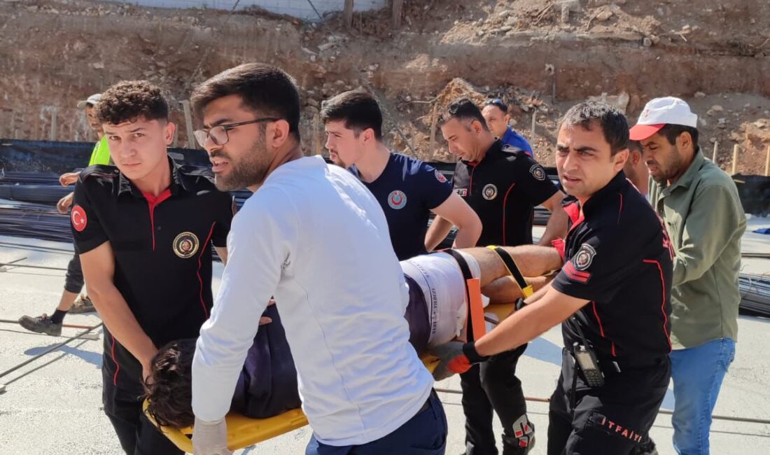 Kahramanmaraş'ın Kayabaşı Mahallesi'nde bir inşaat sahasında meydana gelen korkutucu kazada, vinçten