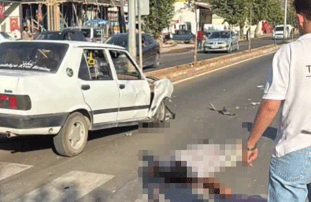 Kahramanmaraş'ın Türkoğlu ilçesinde meydana gelen trafik kazası, genç bir motosiklet