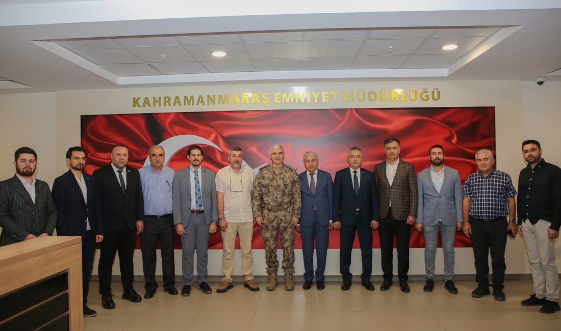 MÜSİAD Kahramanmaraş Şube Başkanı Şerafettin Özcan ve yönetim kurulu üyeleri,