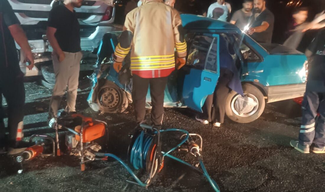 Kahramanmaraş'ın Afşin ilçesinde meydana gelen trafik kazasında 3 kişi yaşamını