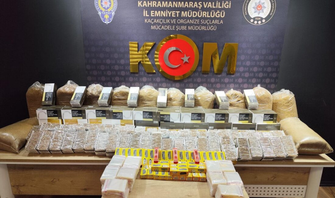 Kahramanmaraş Emniyet Müdürlüğü Kaçakçılık ve Organize Suçlarla Mücadele Şube Müdürlüğü