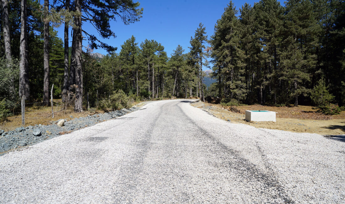 Büyükşehir Belediyesi, Andırın’ın Osmancık ve Çokak arası yaklaşık 5 kilometrelik