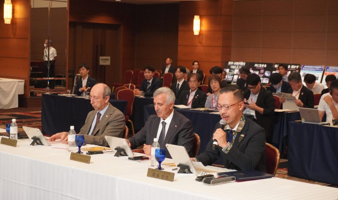 Kahramanmaraş Valisi Mükerrem Ünlüer, 20 Eylül 2025’te Japonya’nın Kobe kentinde