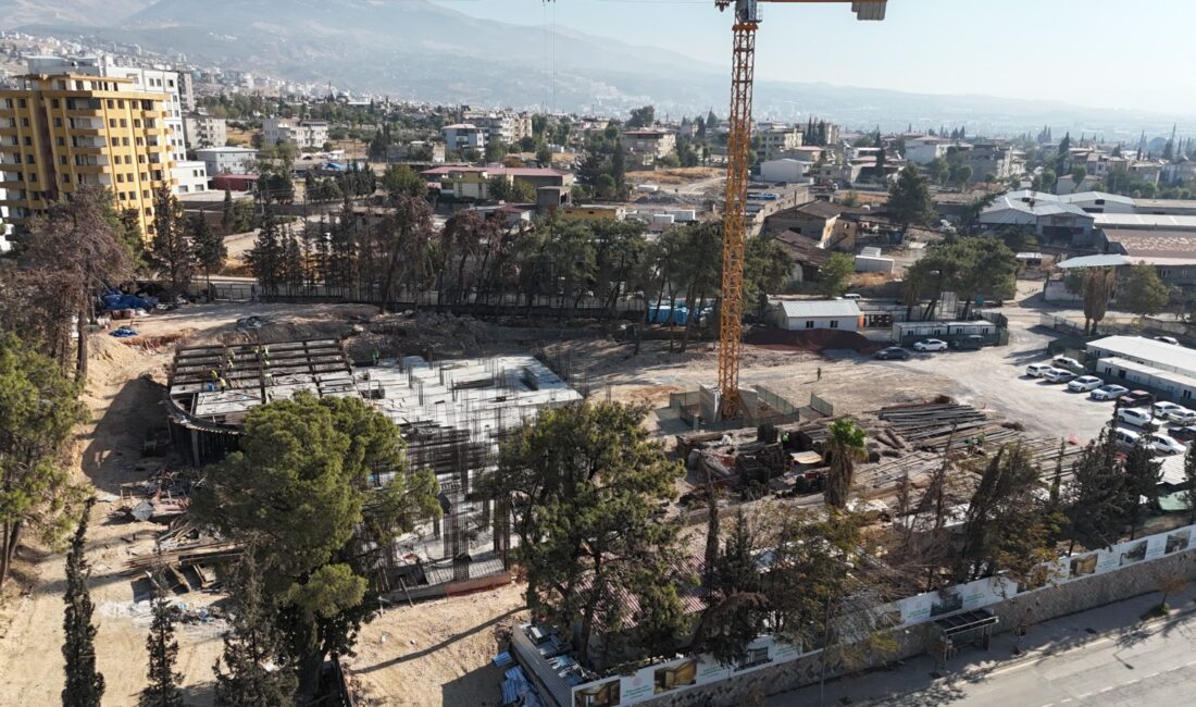 Kahramanmaraş Dulkadiroğlu ilçemizde yapımına başlanan 300 yatak kapasiteli Dulkadiroğlu Öğretmenevi